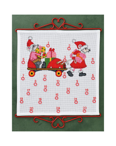 Permin 34-4213 Muizen op rolschaatsen 40x41cm - STUK