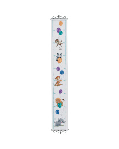 Permin 351738 Borduurpakket Groeimeter met dieren 14x94cm - STUK