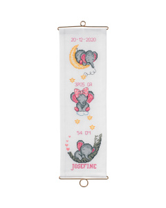 Permin 36-9401 Borduurpakket Josefine 14x44 cm - STUK