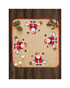 Permin 45-2210 Borduurpakket Kerstman 120x120cm - STUK