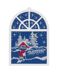 Permin 61-0631 Borduurpakket Picture Kerst 15x20 cm - STUK