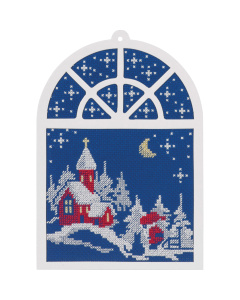 Permin 61-0632 Borduurpakket Picture Kerst 15x20cm 15x20 cm - STUK