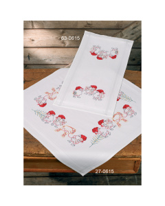 Permin 63-0615 Borduurpakket voorbedrukt Elven vergadering 40x80 cm - STUK