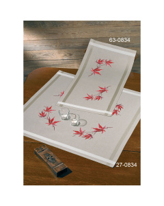 Permin 63-0834 Borduurpakket voorbedrukt Acer palmatum 80x80 cm - STUK