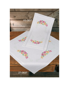 Permin 63-0837 Borduurpakket voorbedrukt Afrikaanse Margriet 40x80 cm - STUK