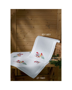 Permin 63-1601 Borduurpakket voorbedrukt Hier komt de boom 40x80 cm - STUK