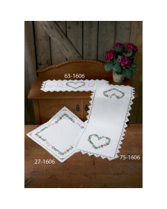 Permin 63-1606 Borduurpakket Hardanger bessen 28x67 cm - STUK