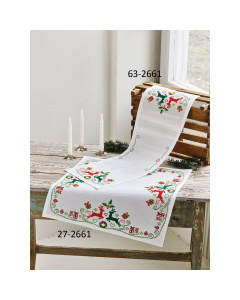 Permin 63-2661 Borduurpakket Rendier 28x76cm - STUK