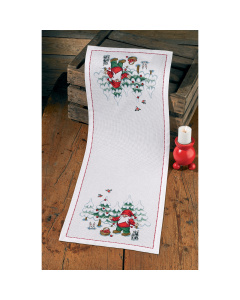 Permin 68-9653 Borduurpakket tafelloper Elf & boom 34x92 cm - STUK