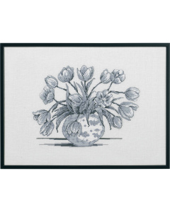 Permin 70-0451 Borduurpakket Gray tulpen 58x42 cm - STUK