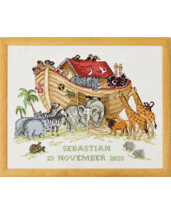 Permin 70-2327 Borduurpakket Ark van Noach 43x34cm - STUK