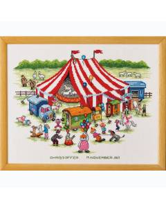 Permin 70-3110 Borduurpakket Circus 43x34cm - STUK