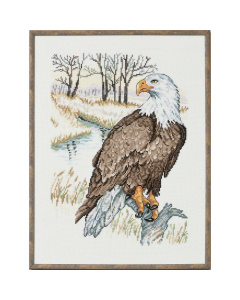 Permin 901305 Borduurpakket Adelaar 30x40cm - STUK