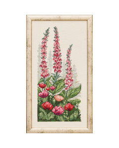 Permin 90-5314 Borduurpakket Digitalis 21x41cm - STUK