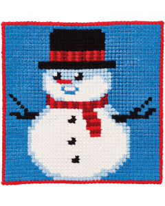 Permin 9395 Kinderpakket Sneeuwpop 25x25cm - STUK