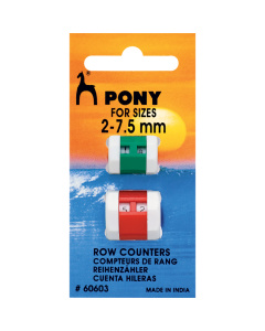 Pony 60603 Toerentellers 2,0 t/m 7,5 mm - 2 stuks - Kaart