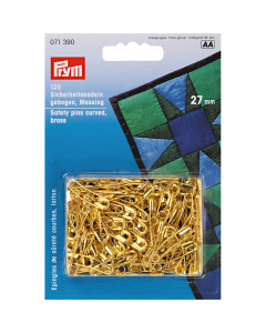 Prym 071390 Veiligheidsspelden gebogen MS No. 1 zilverkleurig 27 mm - Kaart