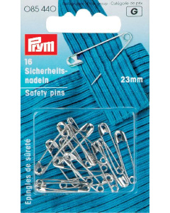 Prym 085440 Veiligheidsspelden staal No. 2/0 zilverkleurig 23 mm - Kaart