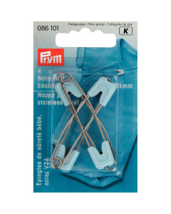 Prym 086101 Babyveiligheidsspelden edelstaal 55 mm lichtblauw - Kaart