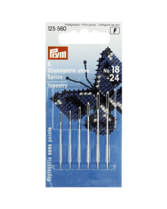 Prym 125560 Borduurnaalden zonder punt staal No. 18-24 ass. - Kaart