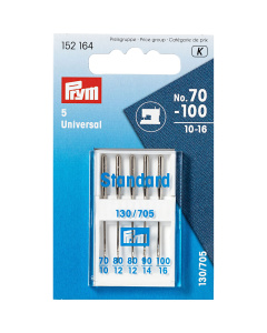 Prym 154164 Naaimachinenaalden Sys. 130/705H Standaard 70-100 - Kaart