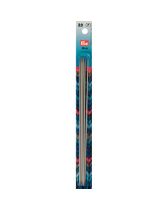 Prym 191486 Kousen- en handschoenbreinaalden ALU 20 cm 2,00 mm grijs - Kaart