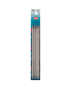 Prym 191494 Kousen- en handschoenbreinaalden ALU 20 cm 5,00 mm grijs - Kaart