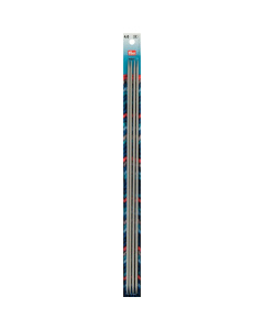 Prym 191544 Kousen- en handschoenbreinaalden ALU 40 cm 4,00 mm grijs - Kaart