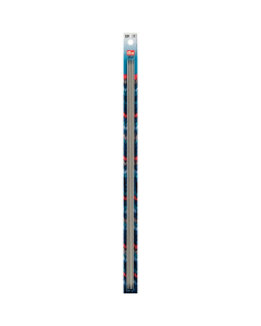 Prym 191551 Kousen- en handschoenbreinaalden ALU 40 cm 3,00 mm grijs - Kaart