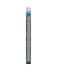 Prym 191559 Kousen- en handschoenbreinaalden ALU 30 cm 4,00 mm grijs - Kaart