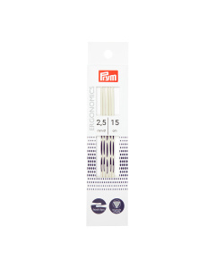 Prym 194151 Kousenbreinaalden ergonomisch 15 cm 2,50 mm - Kaart
