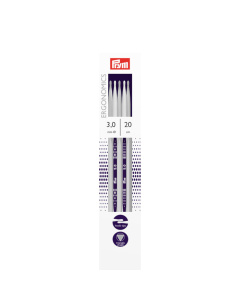 Prym 194202 Kousenbreinaalden ergonomisch 20 cm 3,00 mm - Kaart