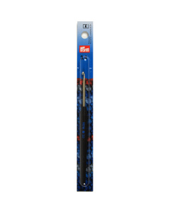 Prym 195173 Wolhaaknaald kunststofgreep ALU zilverkleurig 14 cm 2,50 mm - Kaart