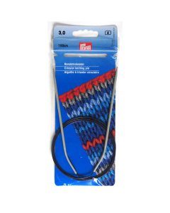Prym 211236 Rondbreinaald ALU grijs 100 cm 3,00 mm - Kaart