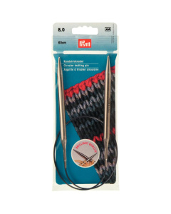 Prym 212212 Rondbreinaald MS zilverkleurig 60 cm 8,00 mm - STUK