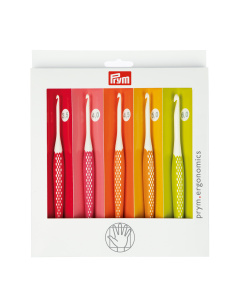 Prym 218440 Wolhaaknaalden Ergonomisch set 3,50 - 6,00 mm - SET