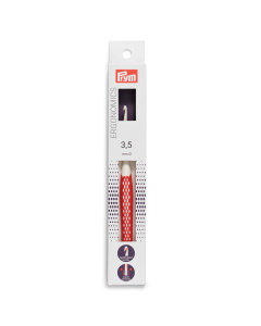 Prym 218484 Wolhaaknaald KST ergonomisch 3,5 mm 16 cm rood - Kaart