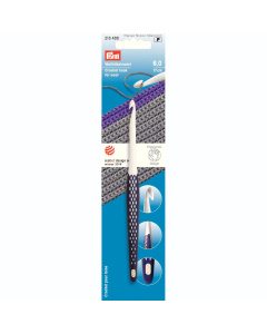 Prym 218488 Wolhaaknaald KST ergonomisch 17 cm 6,00 mm limoengroen - Kaart