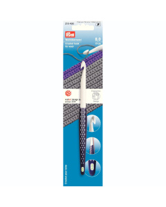 Prym 218490 Wolhaaknaald KST ergonomisch 17 cm 8,00 mm mint - Kaart