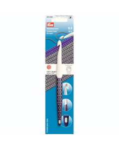 Prym 218491 Wolhaaknaald KST ergonomisch 18 cm 9,00 mm azuur - Kaart