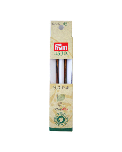 Prym 223303 Breinaaldenpnt. NATURAL lang 3,5 mm 11,6 cm - Kaart