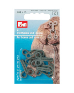 Prym 261455 Bonthaken en -ogen ijzer grijs - Kaart