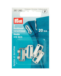 Prym 267260 Rokhaken ST 20 mm zilverkleurig - Kaart