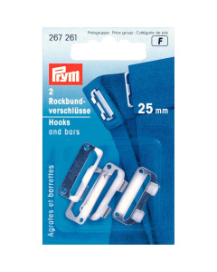 Prym 267261 Rokhaken ST 25 mm zilverkleurig - Kaart