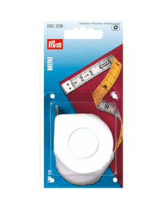 Prym 282209 Rolcentimeter Mini cm/cm geel/wit 150 cm - Kaart
