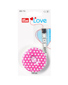 Prym 282714 Prym Love Rolcentimeter 150 cm fuchsia - Kaart
