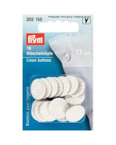 Prym 302155 Linnen knopen getwijnd 17 mm - Kaart