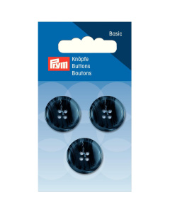 Prym 317423 Knoop 4 gaatjes kostuum/pantalon 20 mm donkerblauw - Kaart