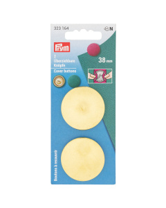 Prym 323164 Stofknopen MS zonder matrijs 38 mm goudkleurig - Kaart