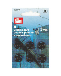 Prym 341168 Aannaaidrukknopen MS 13 mm zwart - Kaart